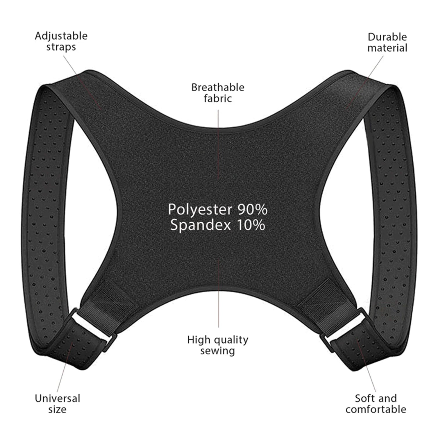 Adjustable Posture Correction Brace V3