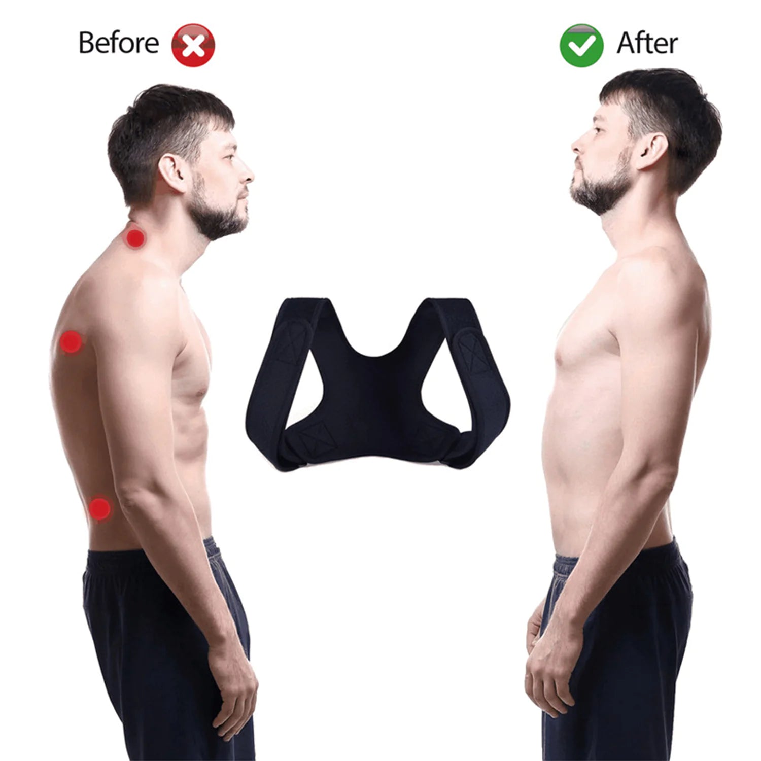 Adjustable Posture Correction Brace V3